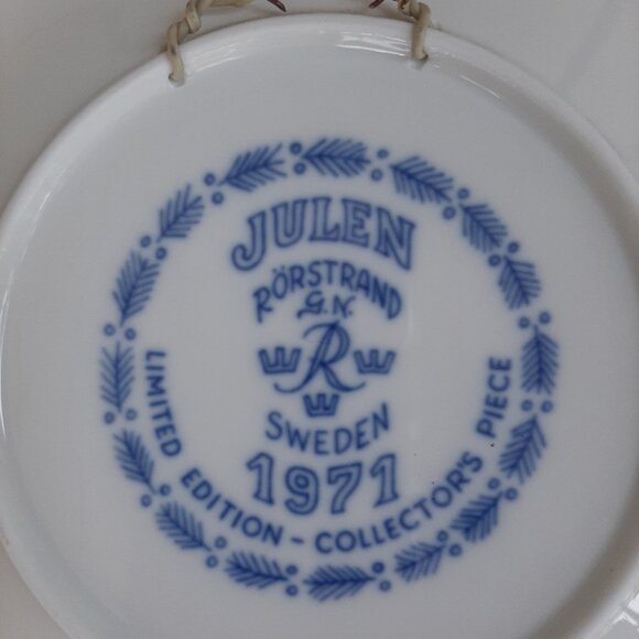 1971 Julen Rorstrand Christmas Plate - Picture 5 of 7